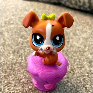 HASBRO LITTLEST PET SHOP BULLDOG 262 DOLL TOY FIGURE‎